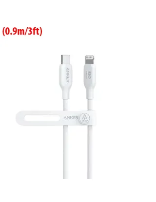 Anker 542 USB-C To Lightning Cable (Bio-Based 3ft) - White