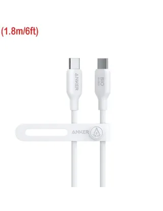 Anker 544 USB-C to USB-C Cable (Bio-Based 6ft) - White