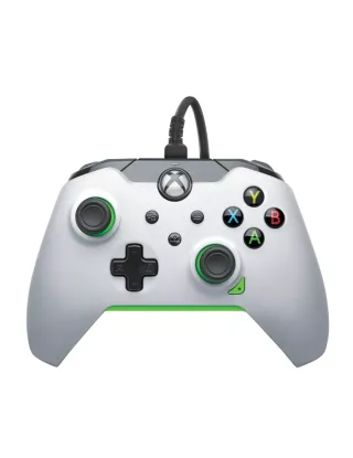 XBOX: PDP Wired Gaming Controller for Xbox Series X|S/Xbox One - Neon White