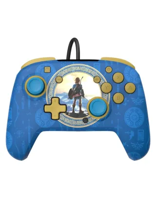 PDP: Nintendo Switch - Rematch Wired Controller Hyrule Blue