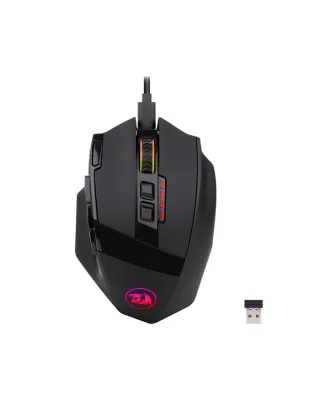 Redragon Sniper Pro M801p-rgb Wireless/wired Gaming Mouse - Black