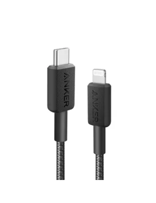 Anker 322 Usb-c To Lightning Cable Braided (0.9m/3ft) -Black