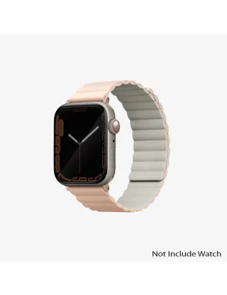 Uniq Revix Reversible Magnetic For Apple Watch Strap 42/44/45mm Blush (Pink/Beige)