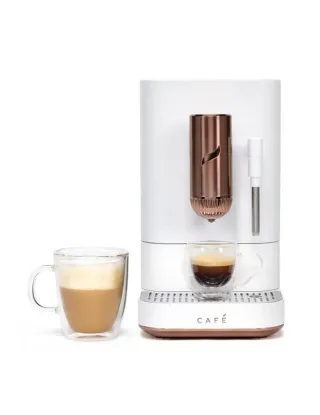 Ge Auto Espresso Coffee Maker-1470w-1.2 Ltr-white C7cebbu4rw3