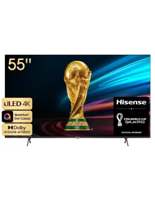 Hisense 55inch 4k Hdr10+ And Quantum Dot Uled Smart Tv With Vidaa Tv And Vidaa Voice - 55u6hq