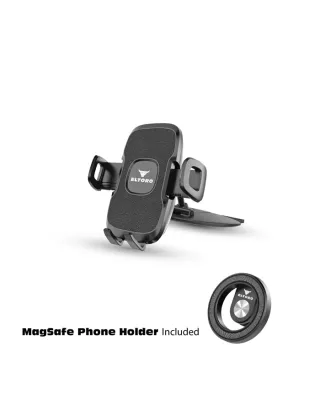 Eltoro CD Slot Car Mount with MagSafe Phone Holder - Black