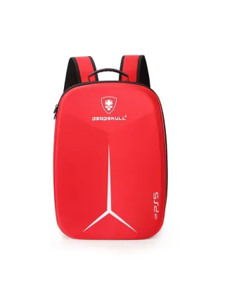 Deadskull Ps5 Carrying Backpack - Red