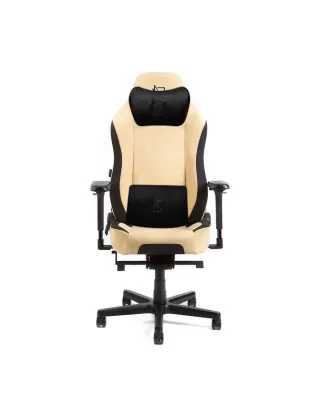Navodesk Apex Oft Fabric Gaming Chair With Memory Foam Pillows - Desert Sand