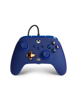 Powera Enhanced Wired Controller For Xbox - Midnight Blue