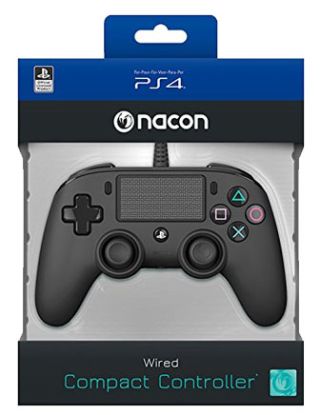 Nacon - Wired Compact Controller for PlayStation 4 - Black