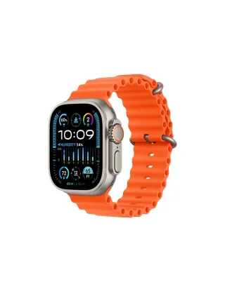 Apple Watch Ultra 2 Gps + Cellular, 49mm Titanium Case With Ocean Band - Orange
