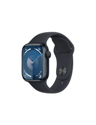 Apple Watch Series 9 Gps 41mm Midnight Aluminium Case With Midnight Sport Band - M/l