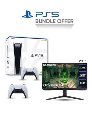 Sony Playstation 5 (Japanese Cd Version) Console With Gaming Monitor & Wireless Controller Bundle Offer