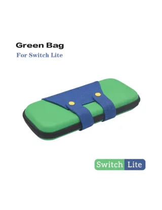 Nintendo: Portable Case Storage Bag Hardshell Pouch For Lite Console - Blue/Green