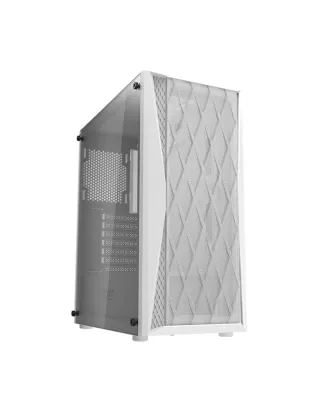 Darkflash Dk352 Mesh With 4x120mm Agrb Fans Atx Mid Tower Pc Gaming Case - White