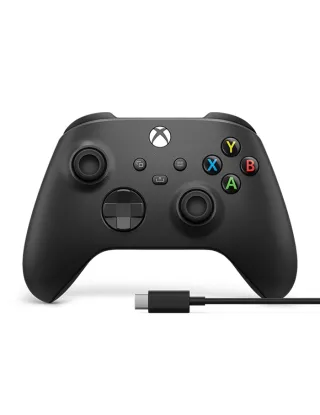 Xbox Wireless Controller + Usb-c Cable - Carbon Black