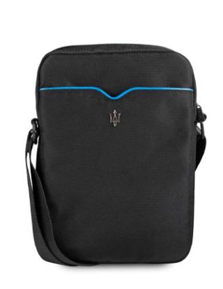 Maserati  Pure Tablet Bag  Black / Blue Line"