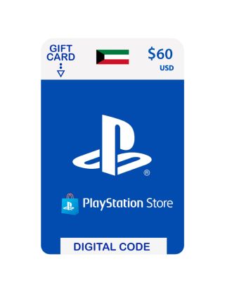 PLAYSTATION NETWORK CARD 60$ - KUWAIT STORE