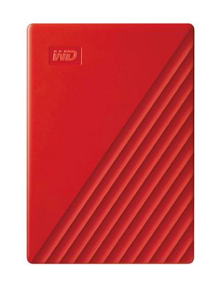 WD MY PASSPORT HDD AUTO BACKUP PASSWORDPROTECTION 2TB - RED