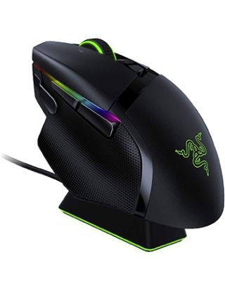 RAZER BASILISK ULTIMATE WIRELESS GAMING MOUSE comes with charging dock