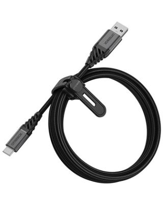 OTTERBOX USB-A TO USB-C PREMIUM CABLE 2M - BLACK