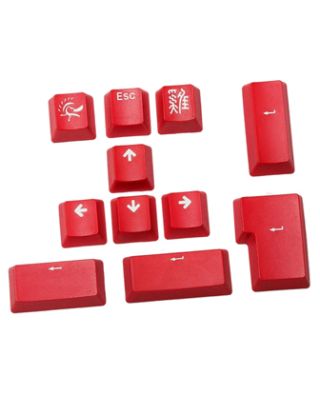 DUCKY 11-KEY  DOUBLE SHOT COLOR KEYSET-RED