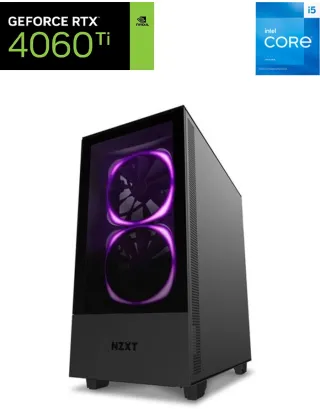 Nzxt Gaming Case H510 Intel Core I5-12400f (12th Gen) Atx Elite Tempered Glass Black Mid Tower Gaming Pc