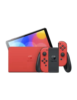 Nintendo Switch - Oled Model Console - Mario Red Edition