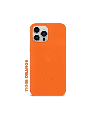 Goui Magnetic Cover For Iphone 15 Pro 6.1 Inch - Tiger Orange