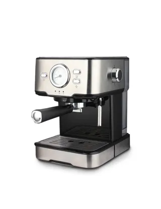 Lepresso Dual Cup Barista Espresso Machine With Steam Milk Frothing