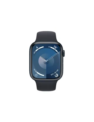 Apple Watch Series 9 Gps 45mm Midnight Aluminium Case With Midnight Sport Band - M/l
