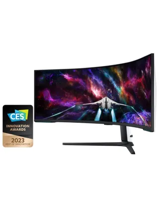 Pre-order Samsung 57 Inch Odyssey Neo G9 G95nc Dual Uhd Curved Gaming Monitor 240hz Refresh Rate 1ms(Gtg) Response Time - White
