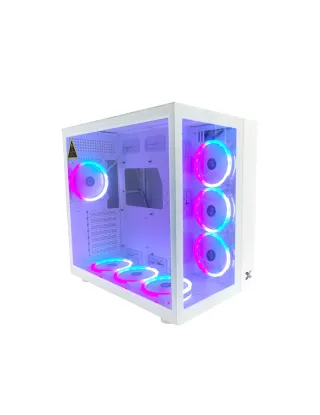 Xigmatek Aquarius Pro 2 Atx Full Tower Case - White