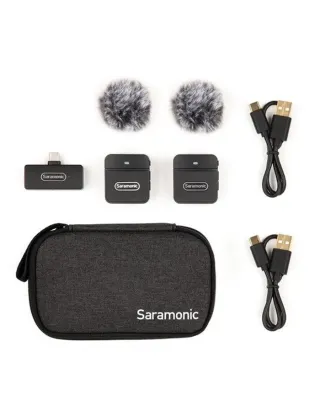 SARAMONIC BLINK 100 B6 ULTRACOMPACT 2.4GHZ DUAL CHANNEL WIRELESS MICROPHONE SYSTEM