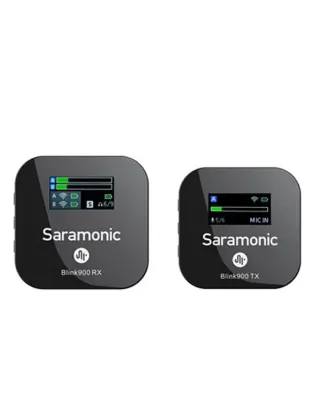 SARAMONIC BLINK 900 B1 ULTRA COMPACT 2.4GHZ DUAL - CHANNEL WIRELESS MICROPHONE SYSTEM