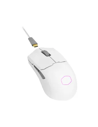 Cooler Master Mm712 Hybrid Gaming Mouse - White Matte (33217)