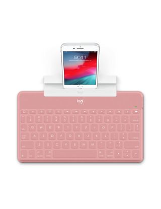 Logitech Keys-to-go Portable Wireless Keyboard for Ipad,iphone &apple Tv - Blus Pink