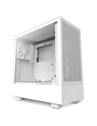 NZXT H5 Flow Edition ATX Mid Tower Case - White