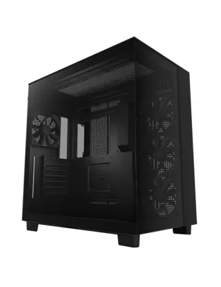 NZXT H9 Flow Edition ATX Mid Tower Case - Black