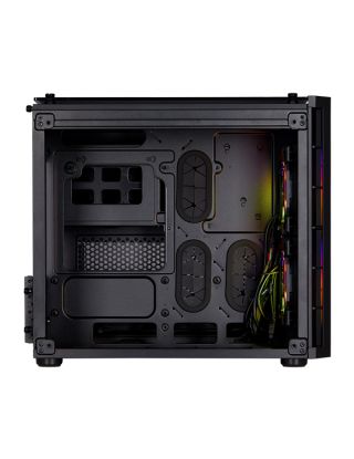 Corsair Crystal Series 280X RGB Micro ATX Case - Black