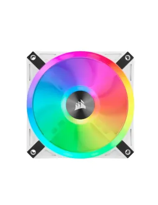 Corsair iCUE QL120 RGB 120mm PWM White Fan — Single Pack
