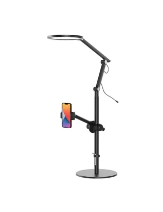 UPERGO LT-1DS Selfie Light Live Stand With Phone & Tablet Holder - Black