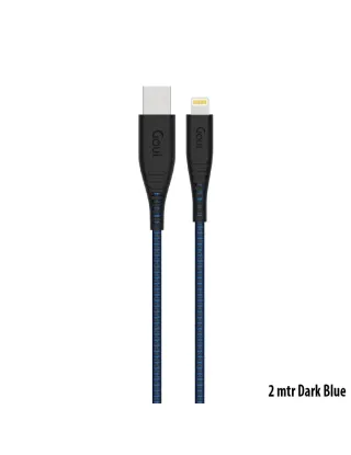 Goui - FLEX 8 PIN USB A To Lighting Cable 2 mtr - Dark Blue