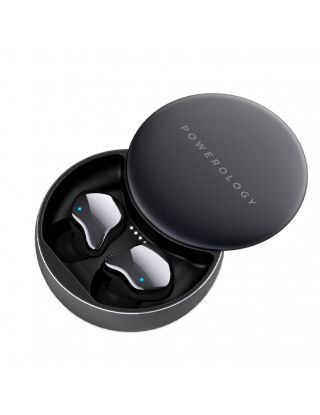 Bluetooth Headset Powerology PTWSEGY True Wireless Earbuds-Grey
