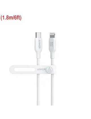 Anker 542 USB-C To Lightning Cable (Bio-Based 6ft) - White
