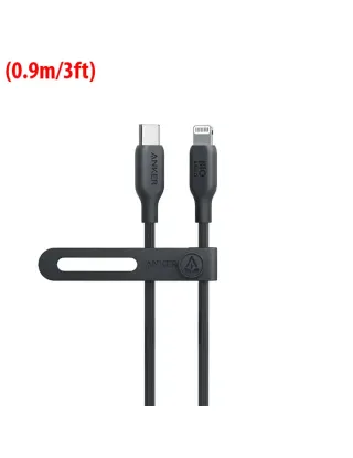 Anker 542 USB-C To Lightning Cable (Bio-Based 3ft) - Black