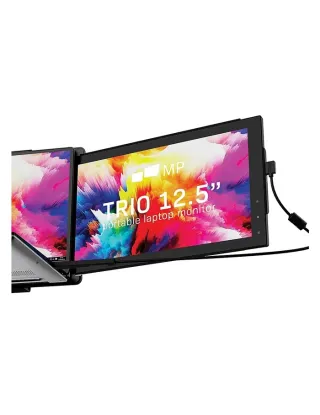 Mobile Pixels Trio Portable Monitor 12.5 Inch (for Laptops 13 To 14 Inch) - Black