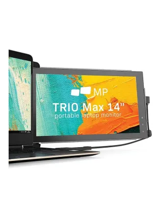 Mobile Pixels Trio Max Portable Monitor 14 Inch (for Laptops 15 To 17 Inch) - Black