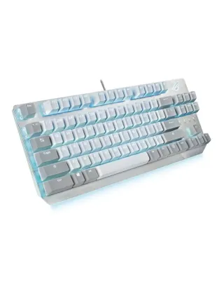 Asus ROG Strix Scope RGB wired Gaming Mechanical Keyboard - Moonlight White - Enlish/Arabic