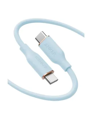 Anker 544 Usb-c To Usb-c Cable 140w(Bio-based)(0.9/3ft) - Blue
